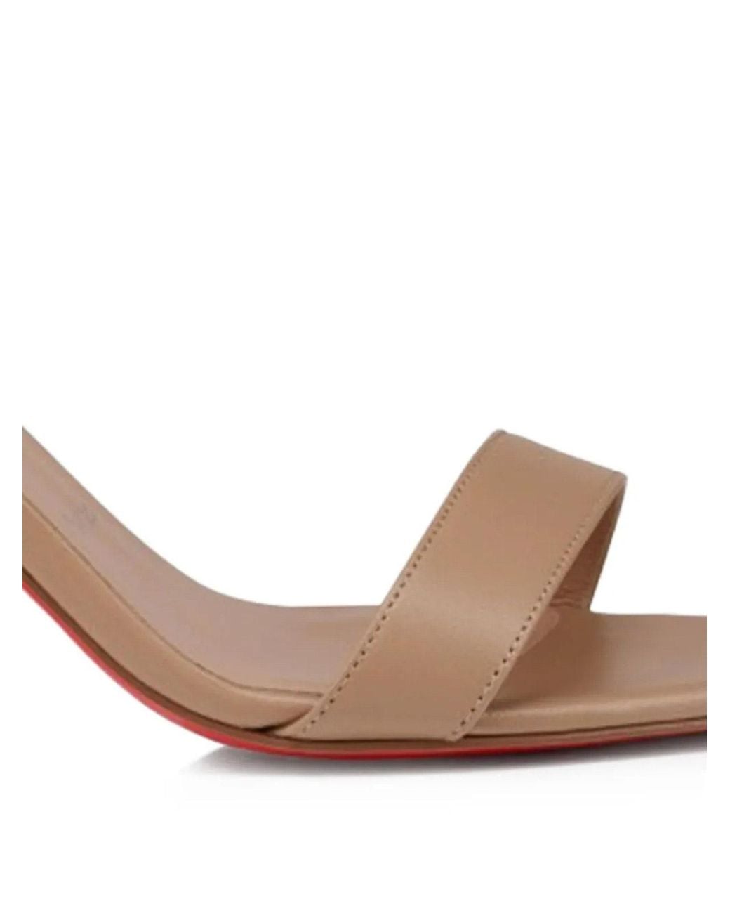 Christian Louboutin White Miss Z Sandal 80