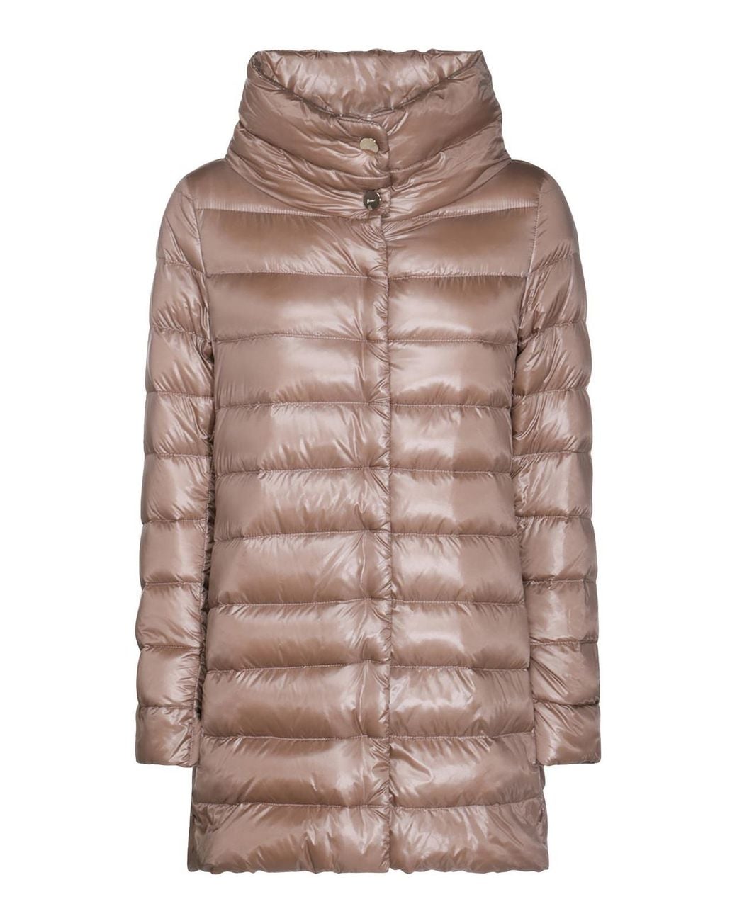 Herno Brown Cream Amelia Down Jacket