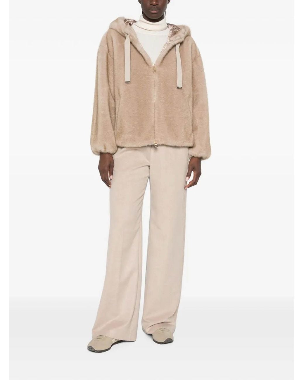 Herno Natural Side Band Resort Trousers