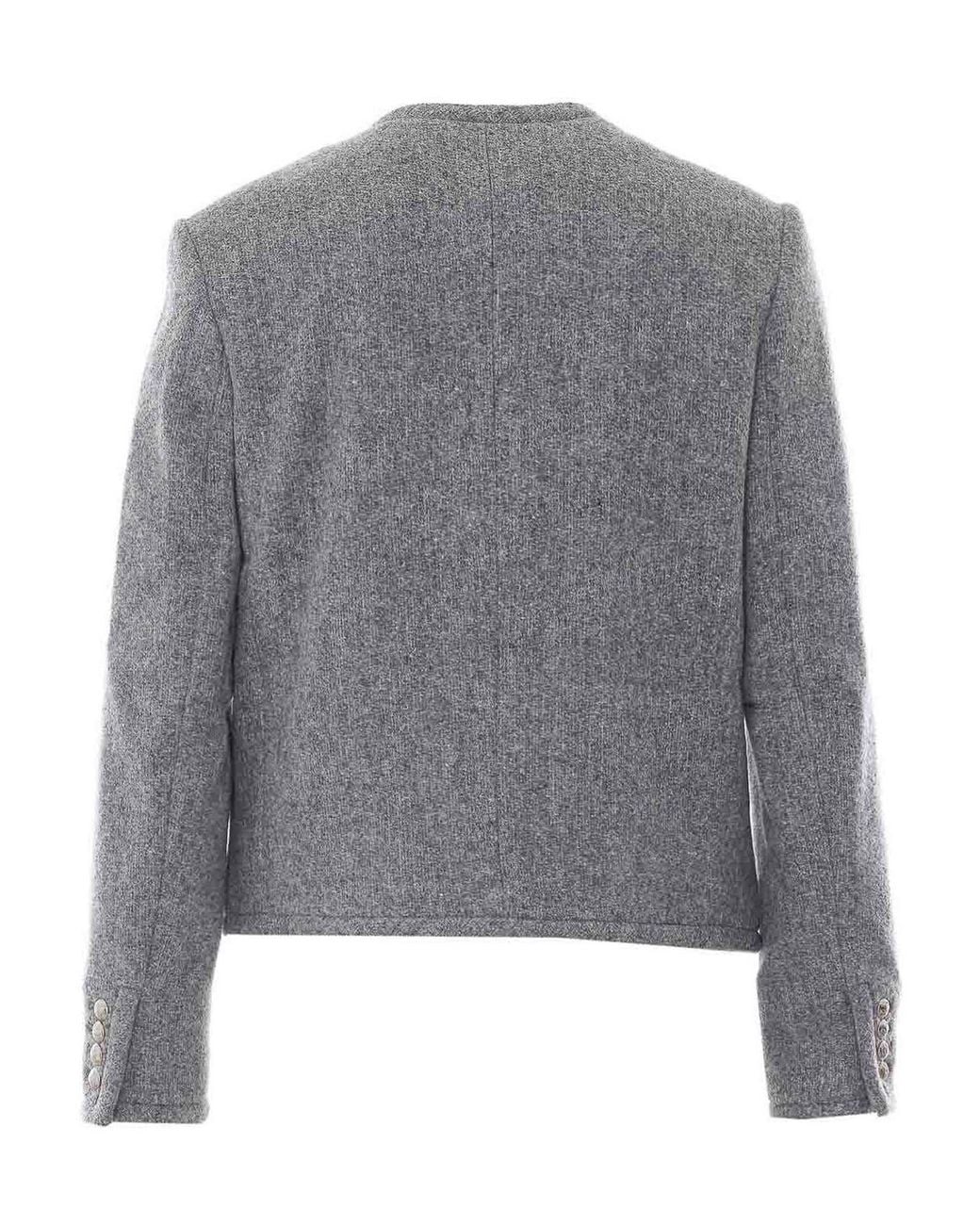 DUNST Gray Tweed Jacket
