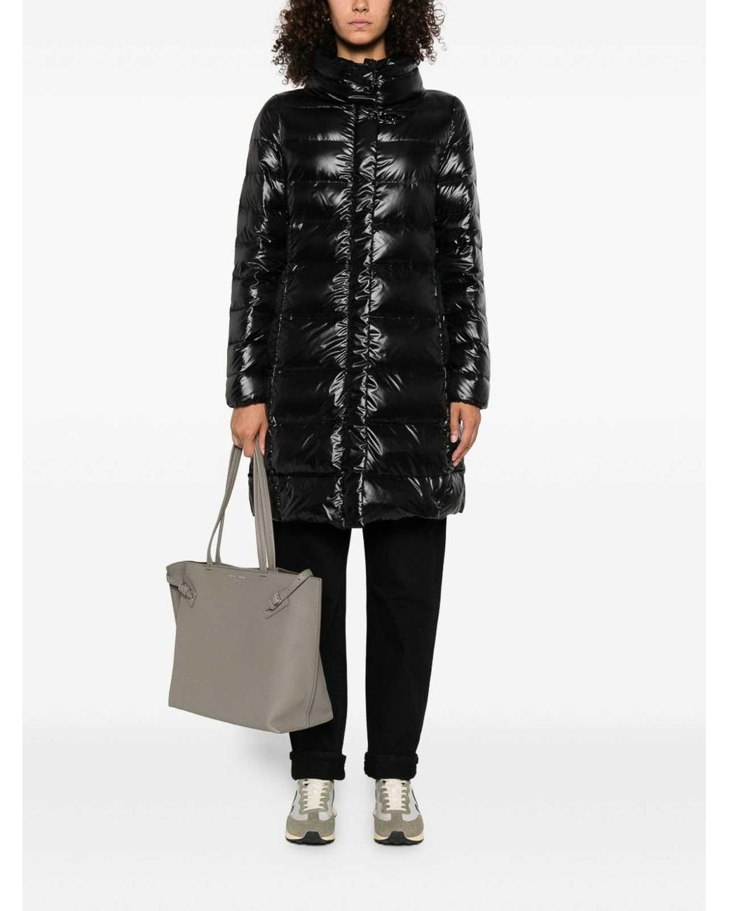 Fay Black Puffer Jacket