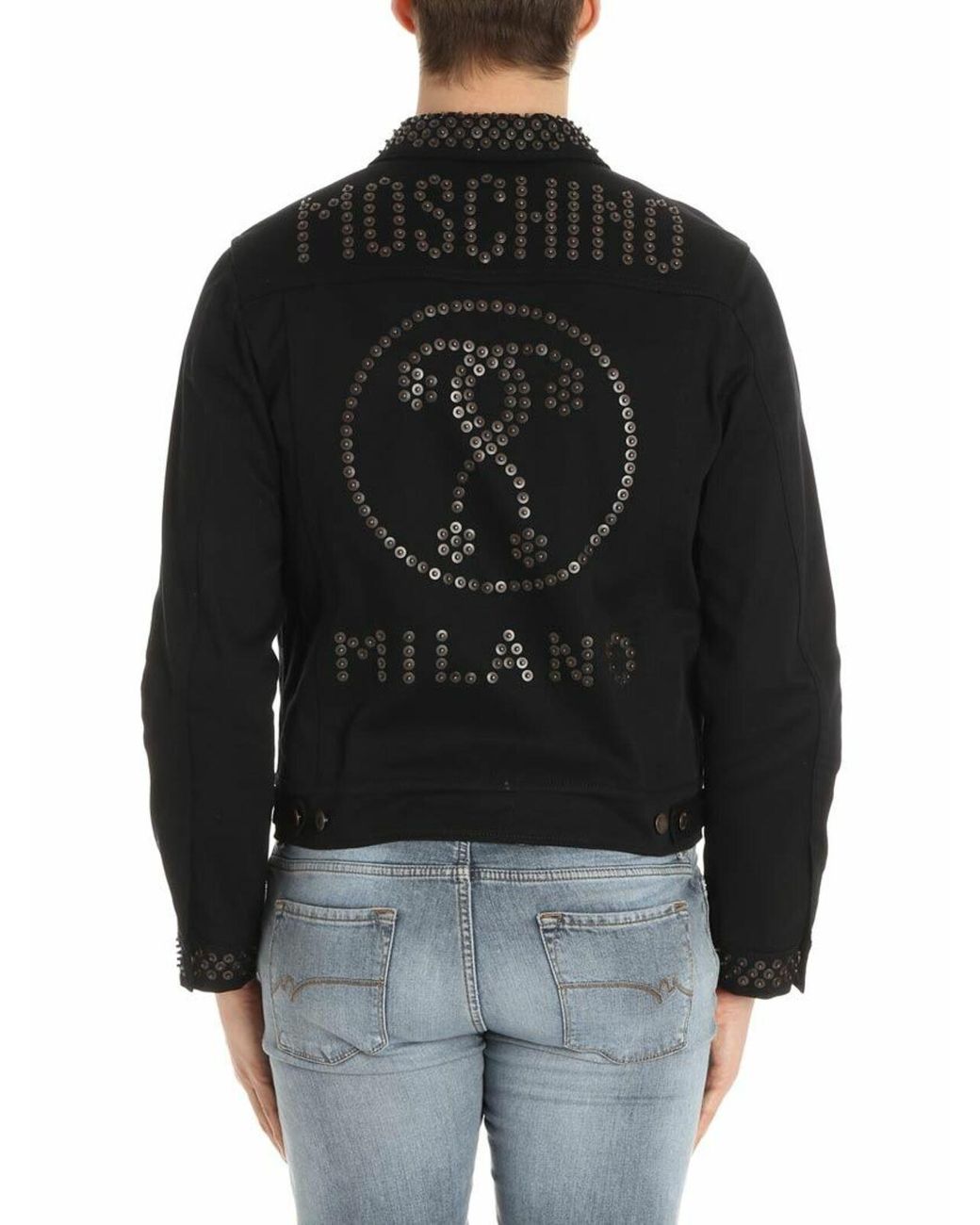 Moschino Black Jacket With Applied Buttons for men