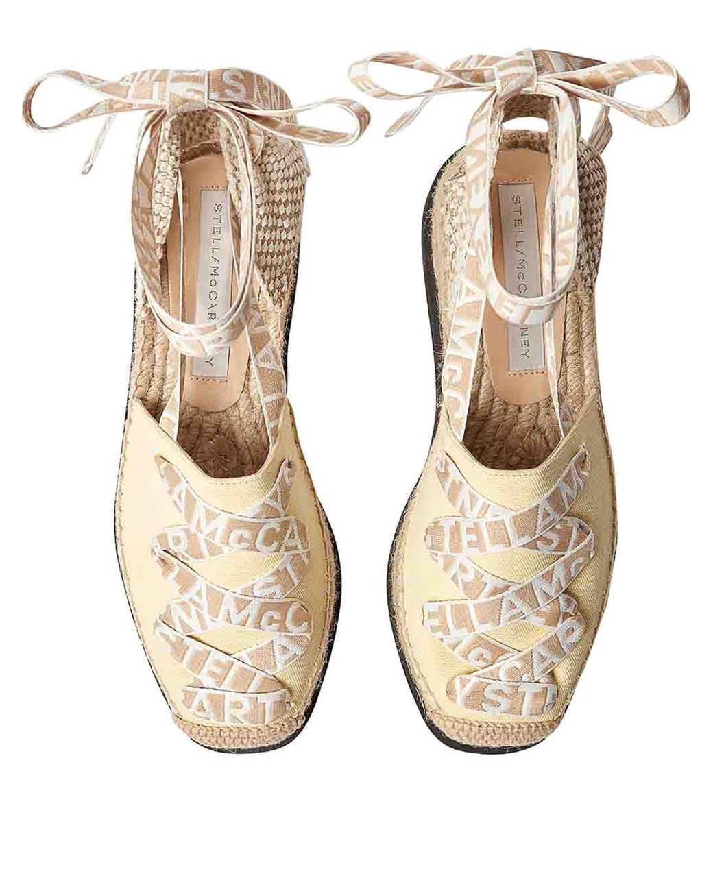 Espadrilles Stella McCartney en coloris Metallic