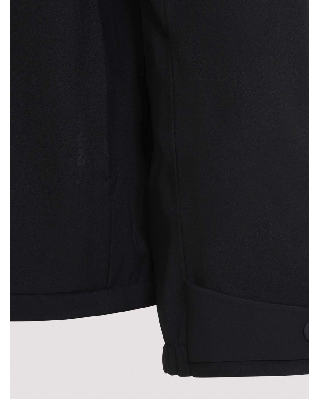 Rains Black Suva Softshell Jacket for men