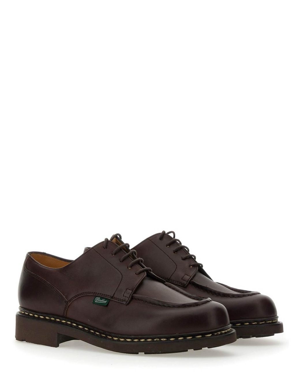Paraboot Brown Stringata Chambord for men