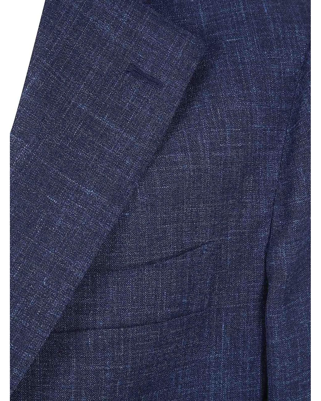 Barba Napoli Blue Bactive Mono Jacket for men