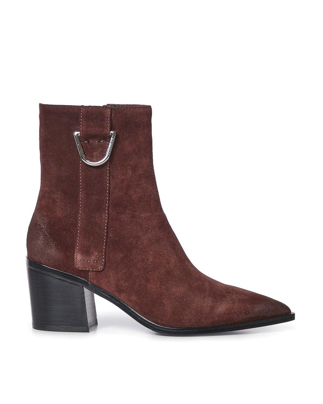 Coccinelle Brown Suede Camperos Ankle Boots