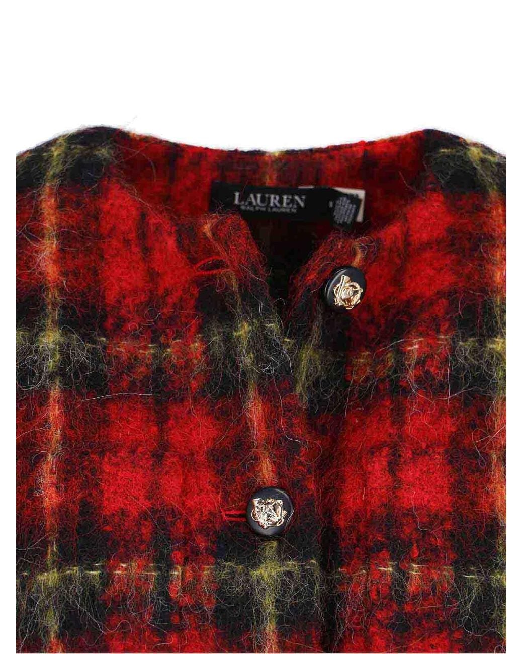 Ralph Lauren Red Tweed Jacket