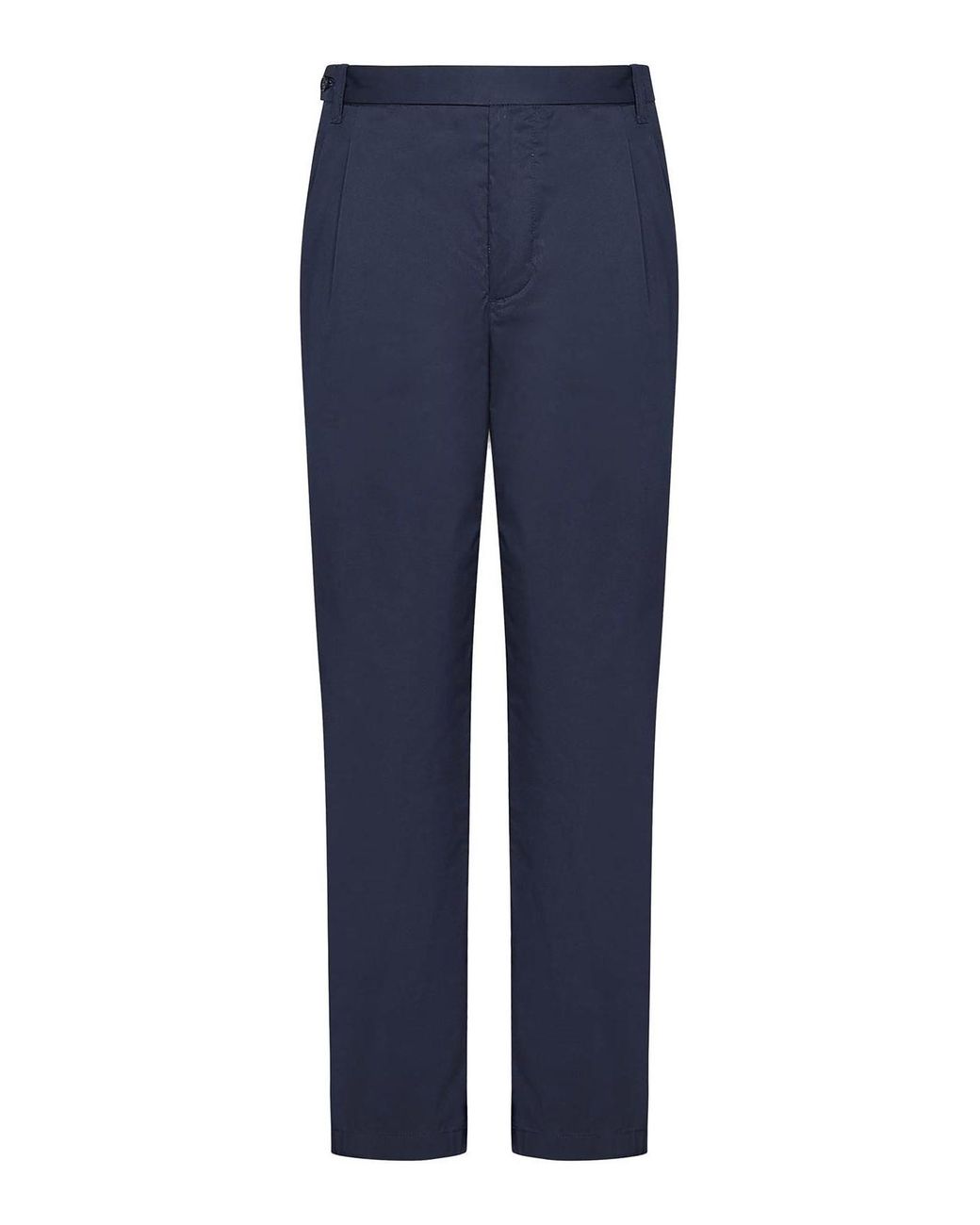 Franzese Collection Blue Pleat Trousers for men