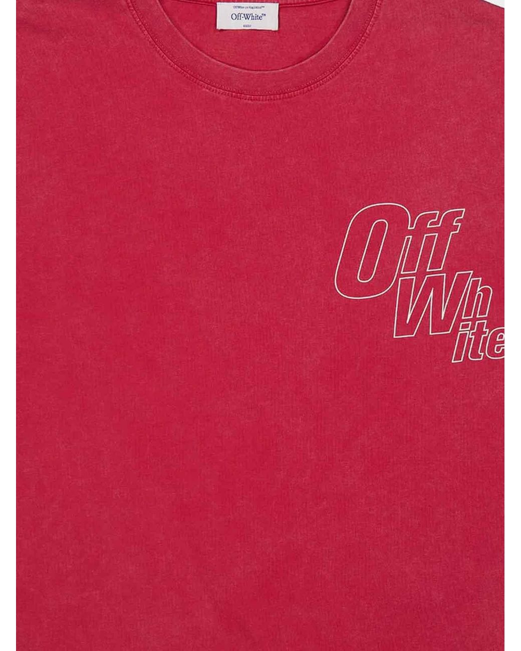 Off-White c/o Virgil Abloh Pink T-Shirt for men