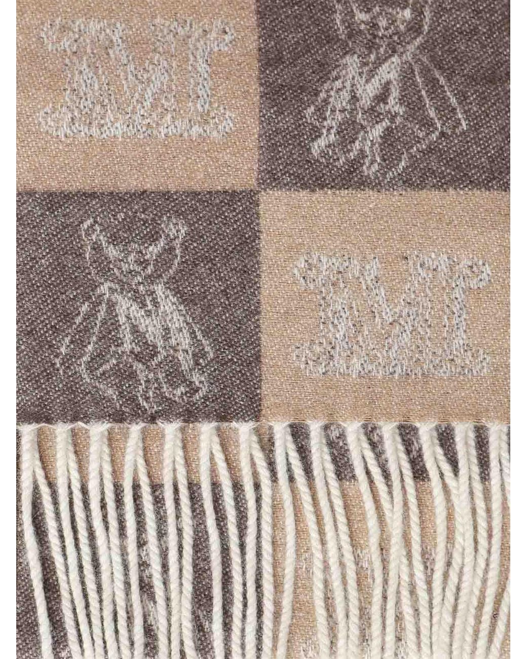 Max Mara Natural Cashmere Scarf