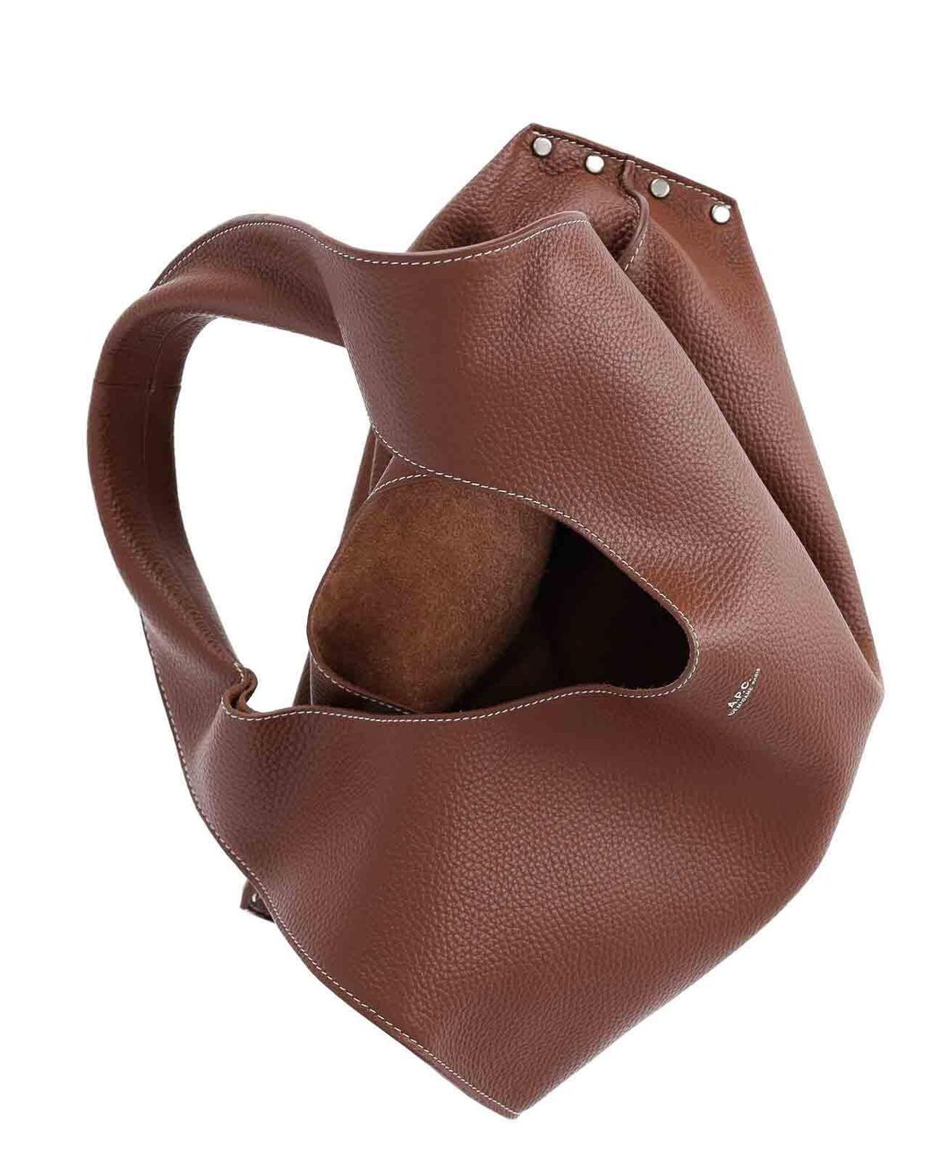 A.P.C. Brown Le Neige Shoulder Bag