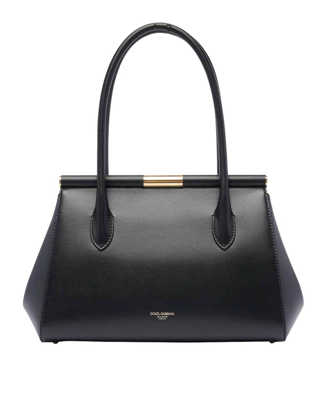Dolce & Gabbana Black Large Marlene Shoulder Bag