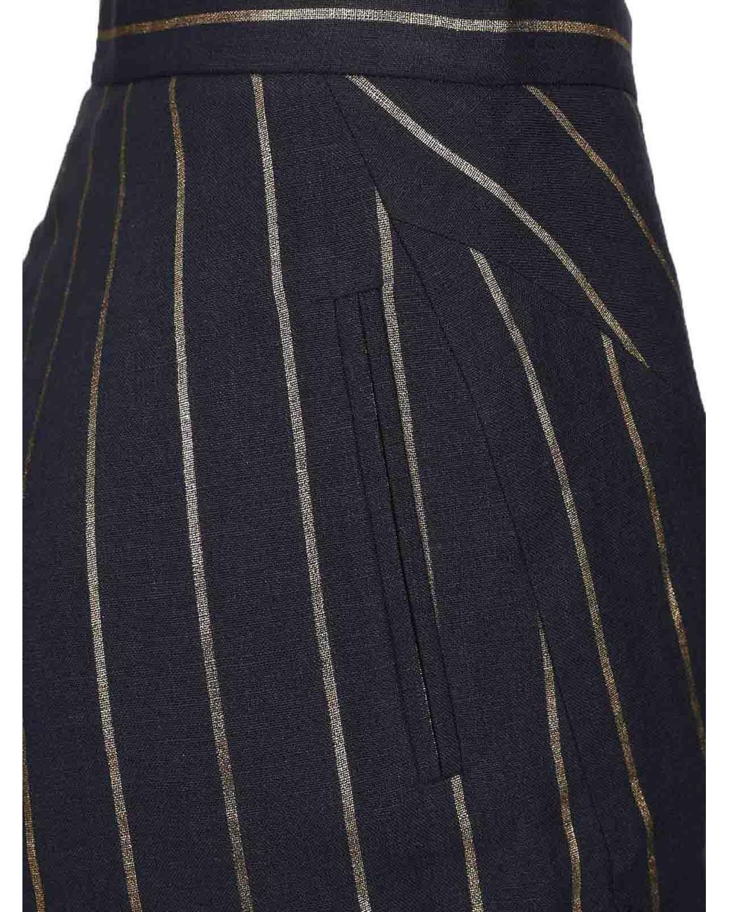 Vivienne Westwood Blue Maxi Skirt