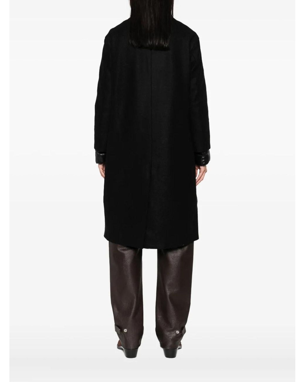 Herno Black Detachable-Liner Coat