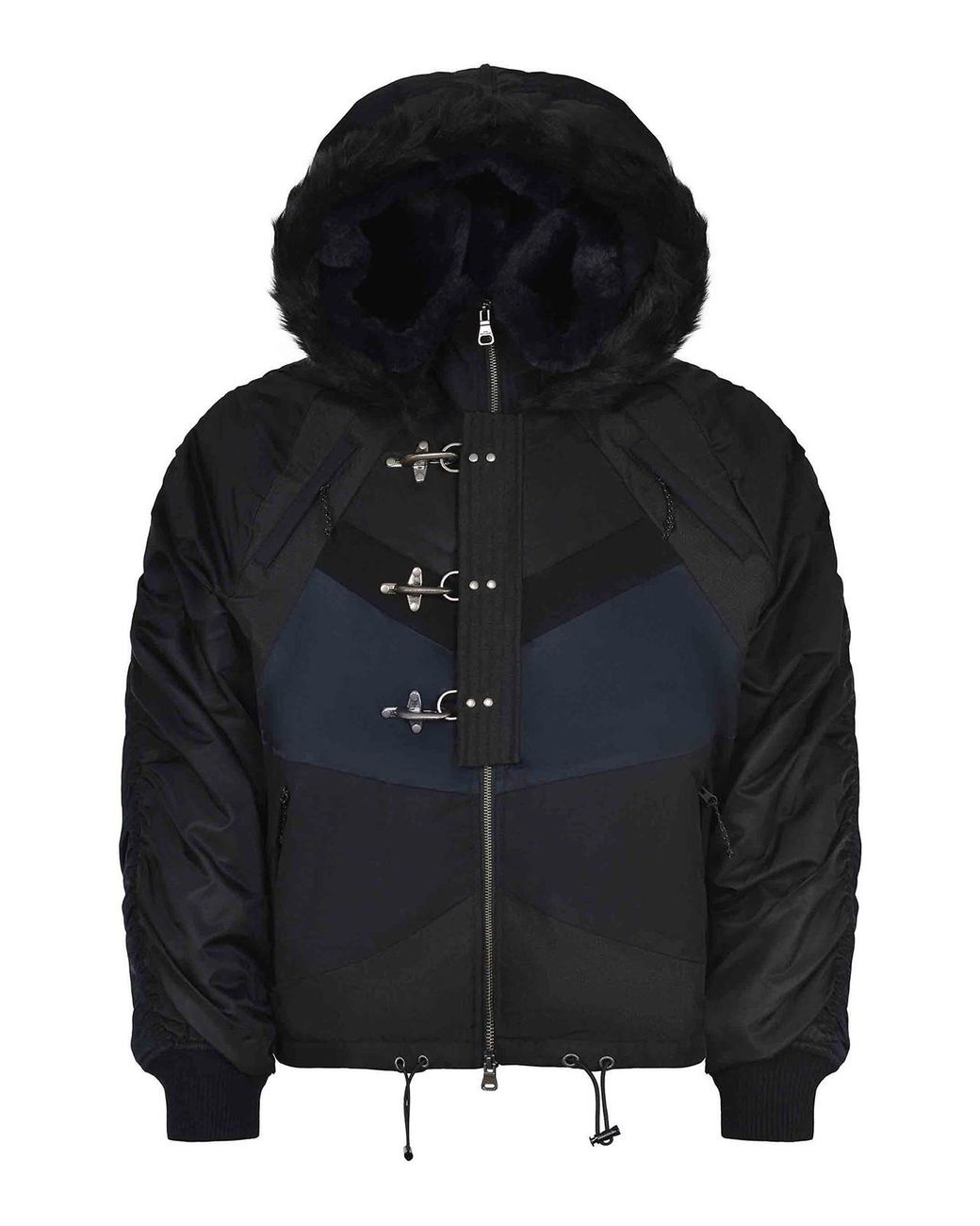 ANDERSSON BELL Black Jacket Made Of Nylon for men