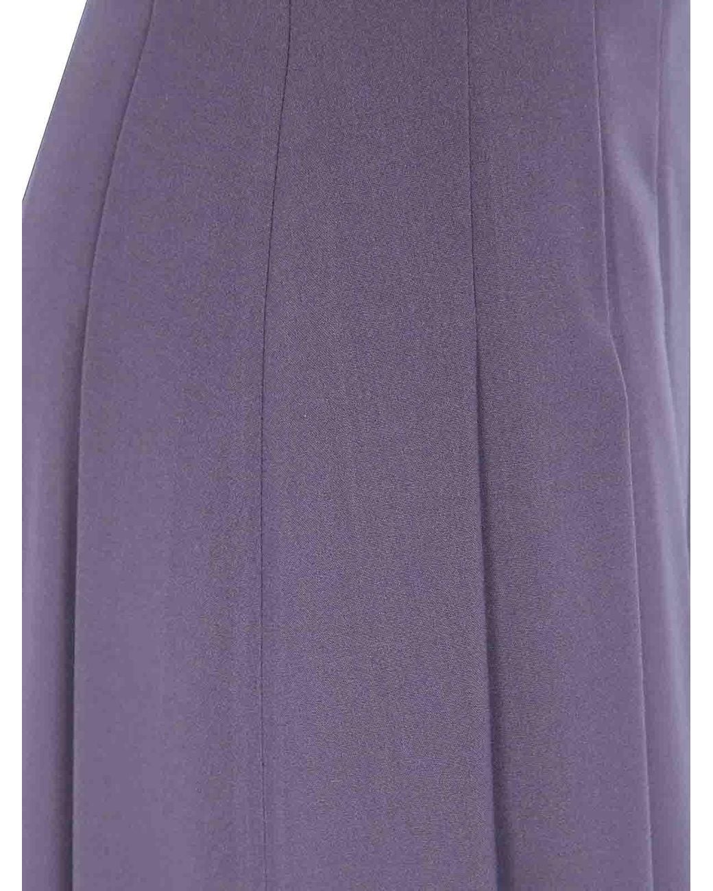 DR. HOPE Purple Classic Skirt