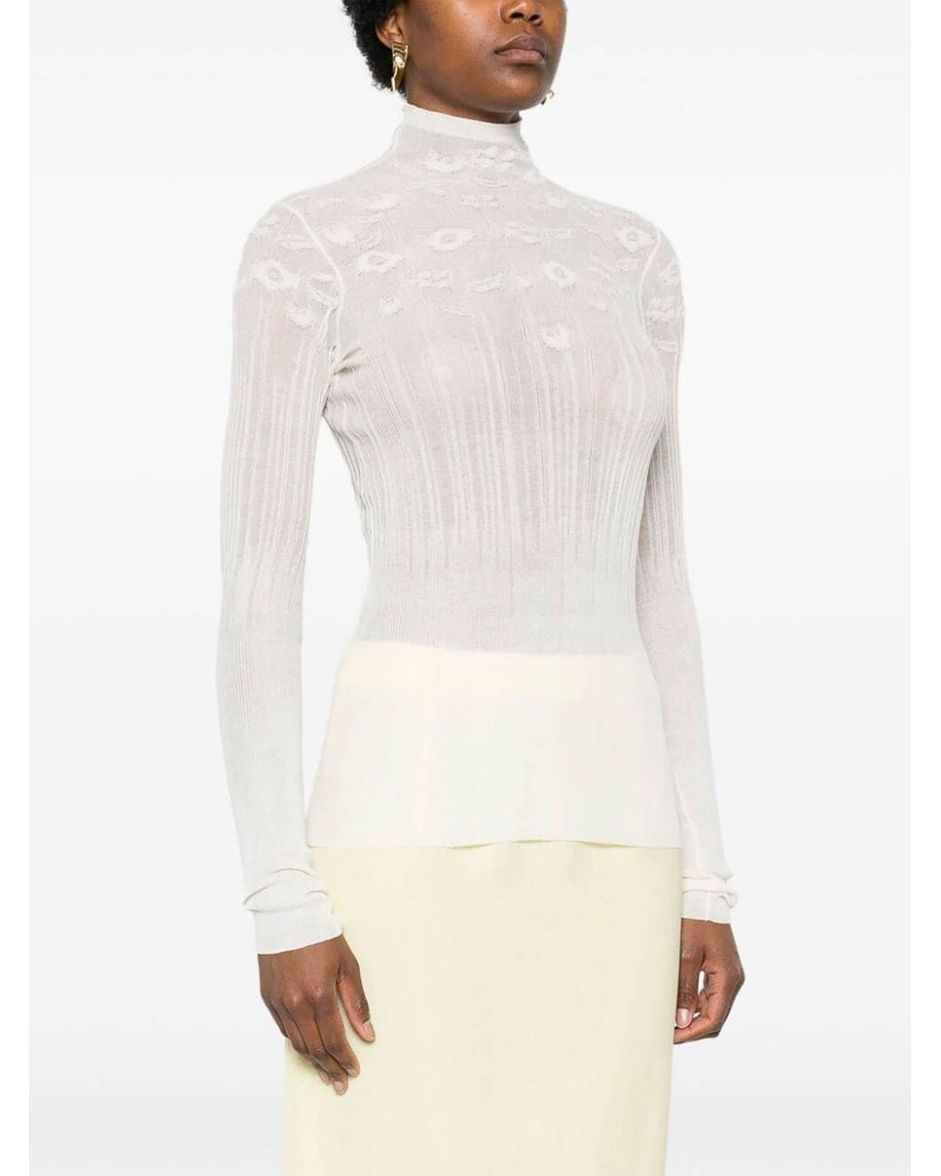 Bottega Veneta White Sweater