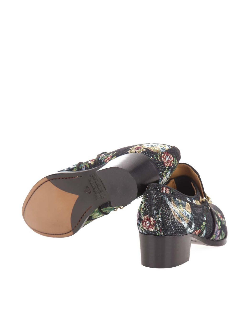 Vivienne Westwood Gray Winston Loafer Trellis Tapestry