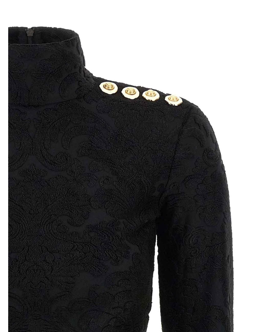Balmain Black Top Pattern