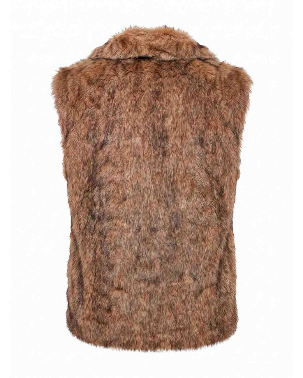 Aniye By Brown Raya Vest Faux Fur