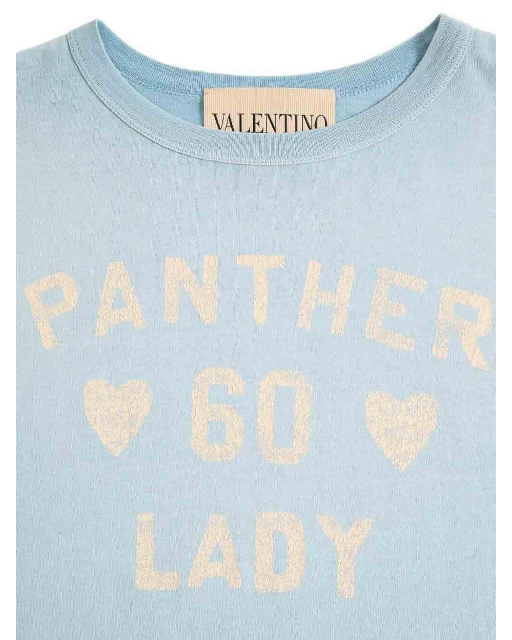 Valentino Blue Pattern T-Shirt