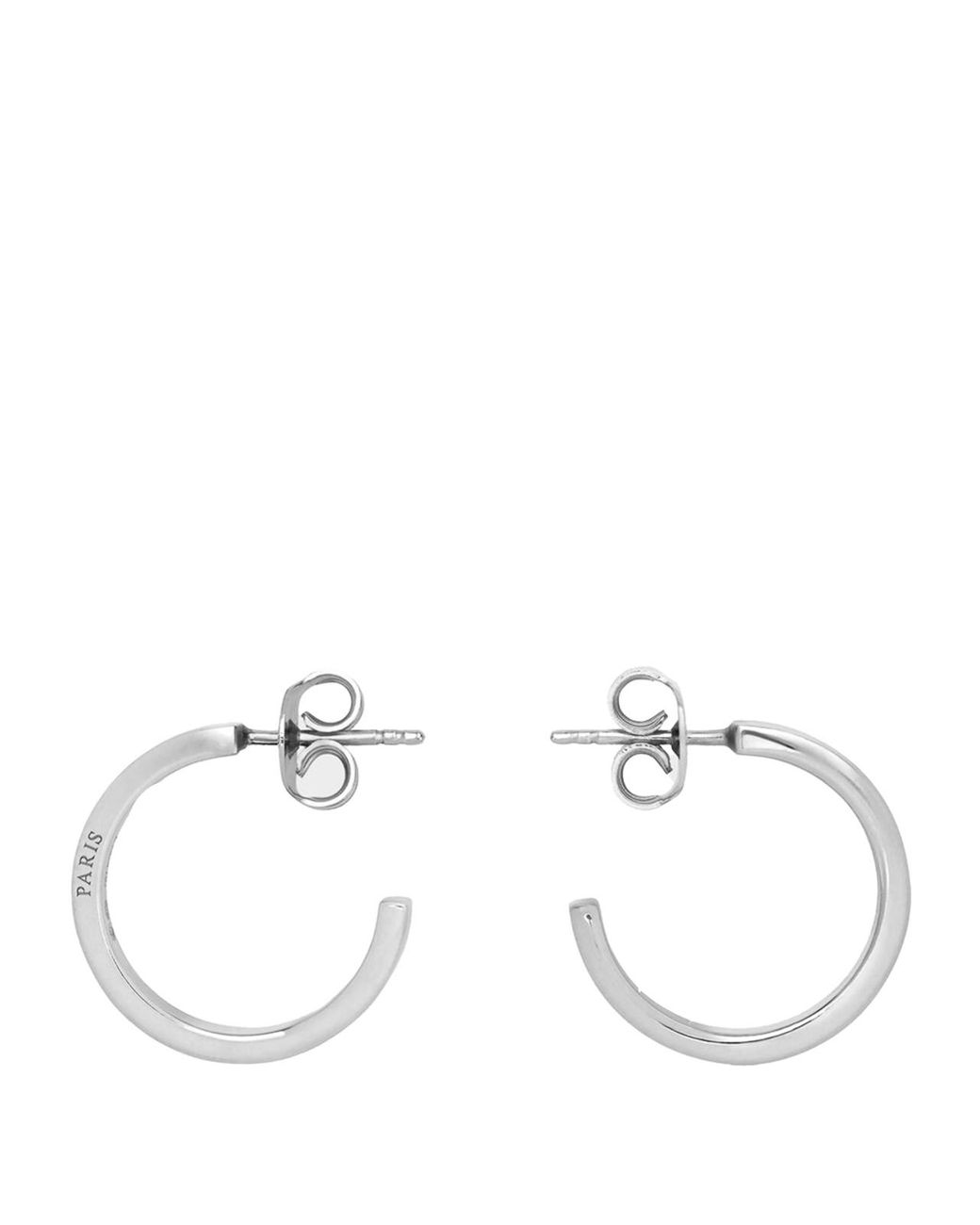 Maison Margiela White Logo Ref Earrings