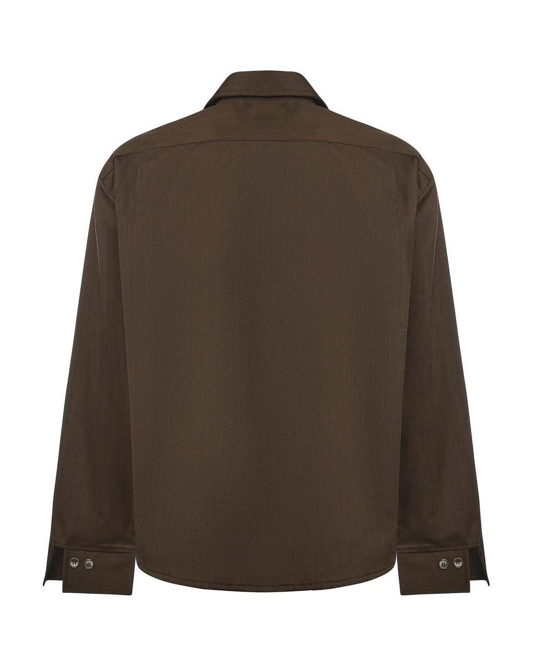 Giuliano Galiano Brown Tobhias Wool Shirt for men