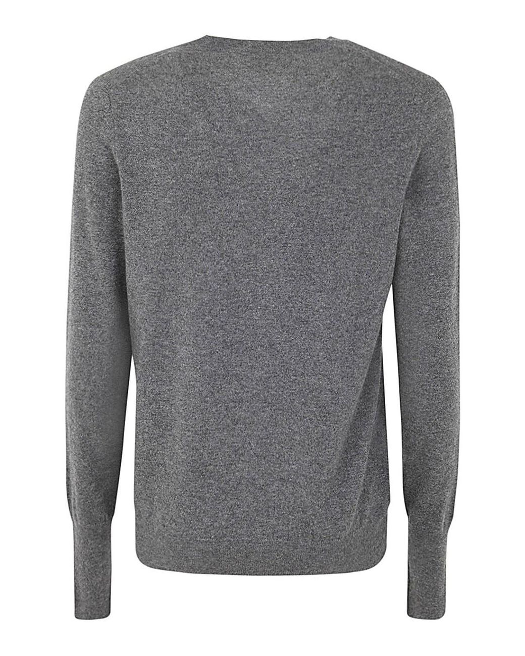 Ballantyne Gray V Neck Pullover for men