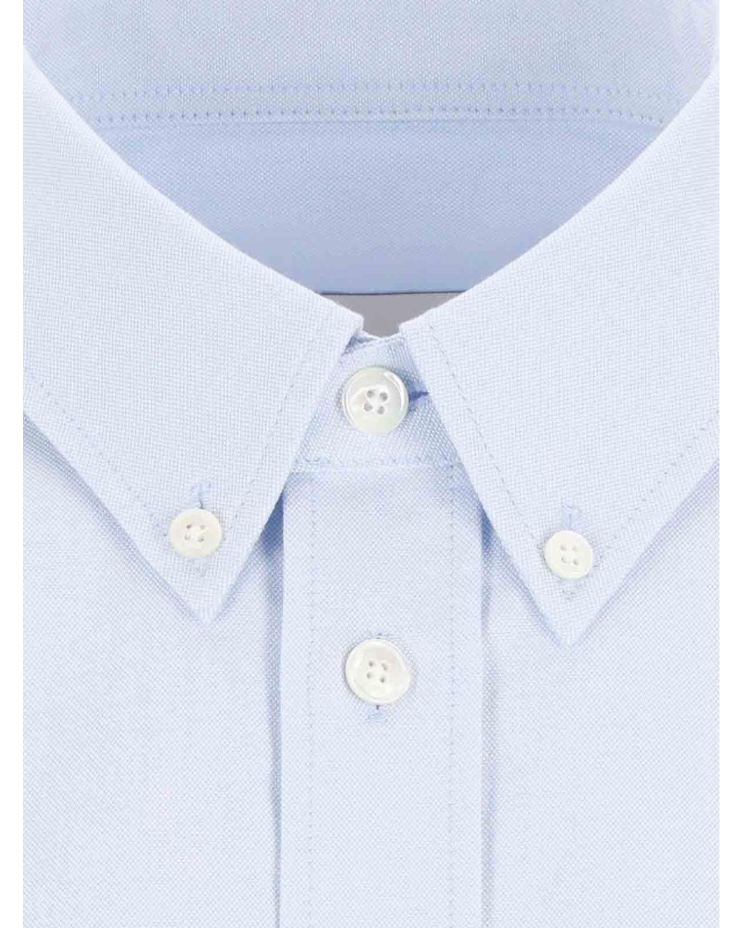 AMI Blue Ami Ami De Cœur Cotton Shirt