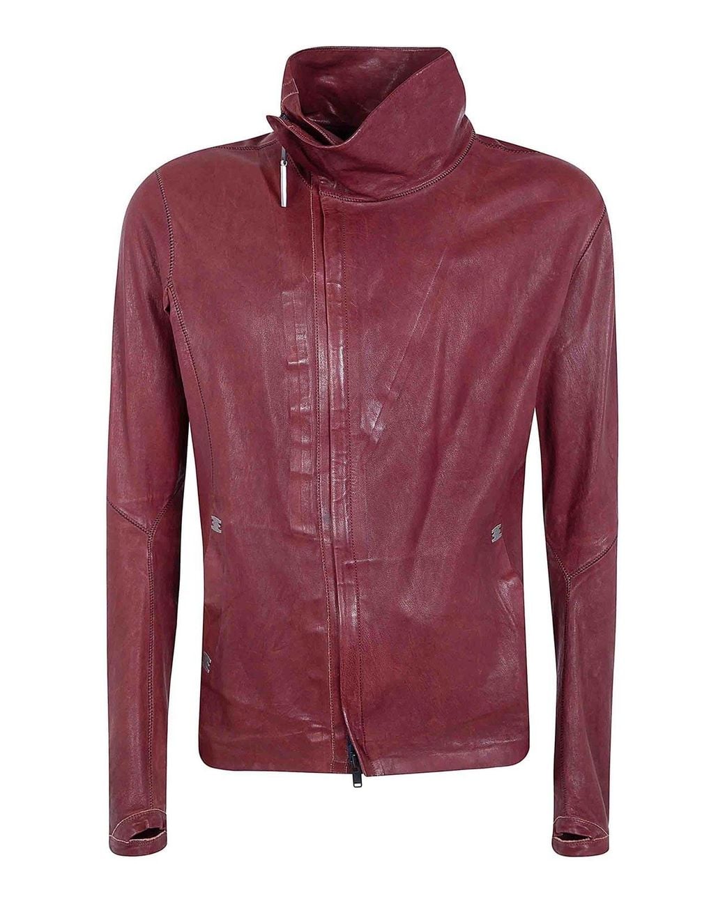 Isaac Sellam Red Imparable Nappa Stretch Jacket for men