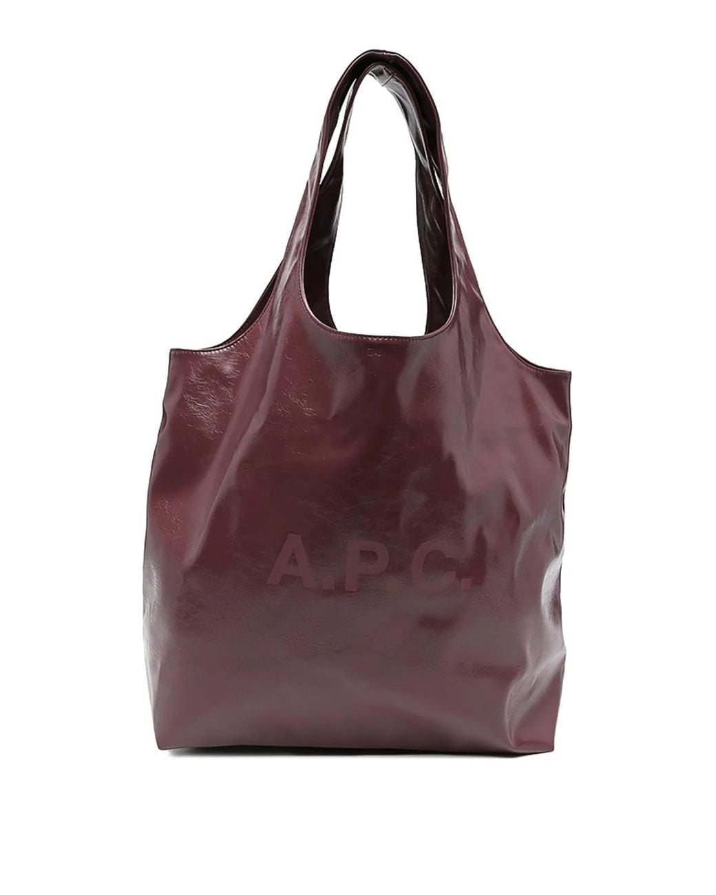 A.P.C. Purple Schultertasche