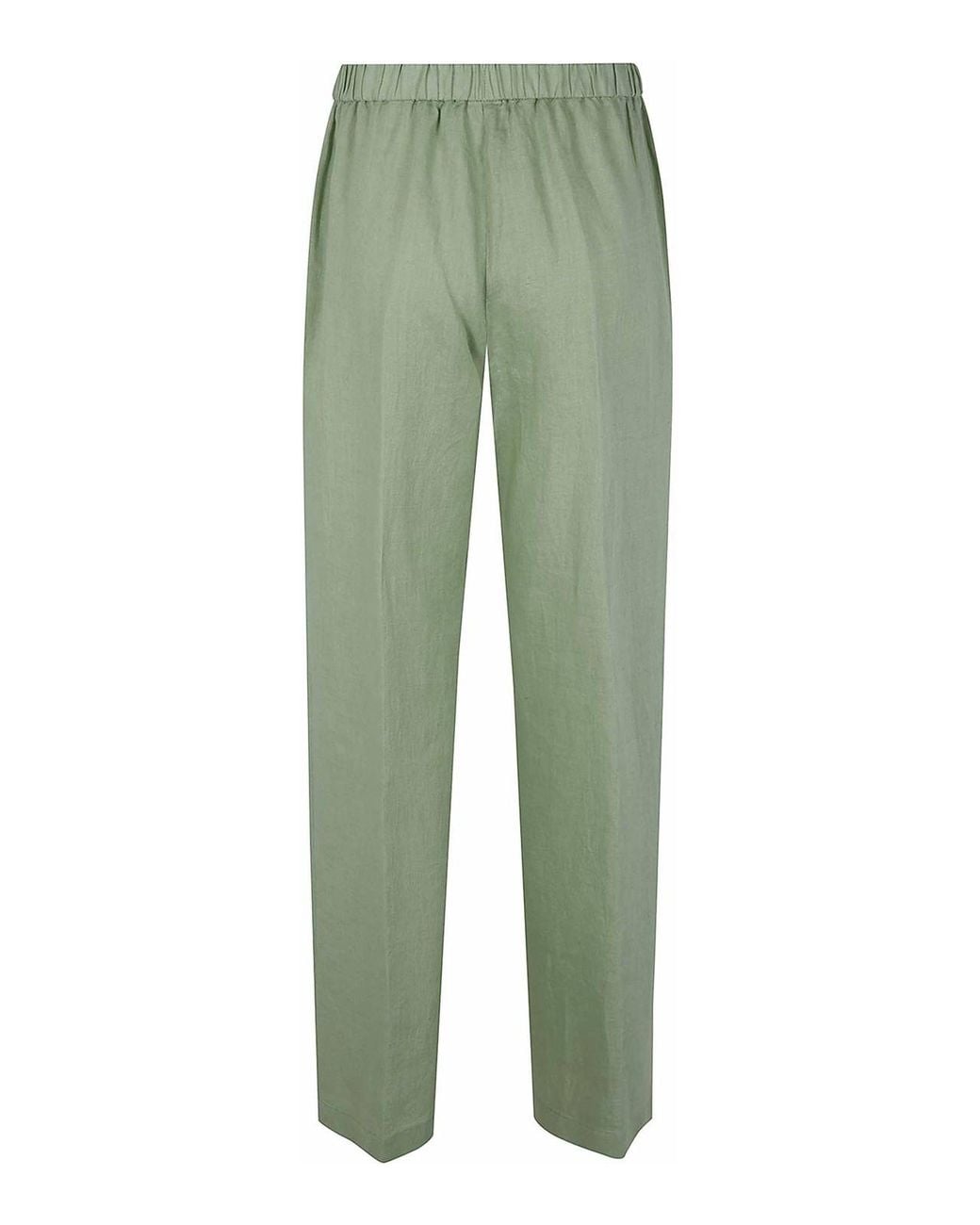 Aspesi Green Wide Leg Trousers