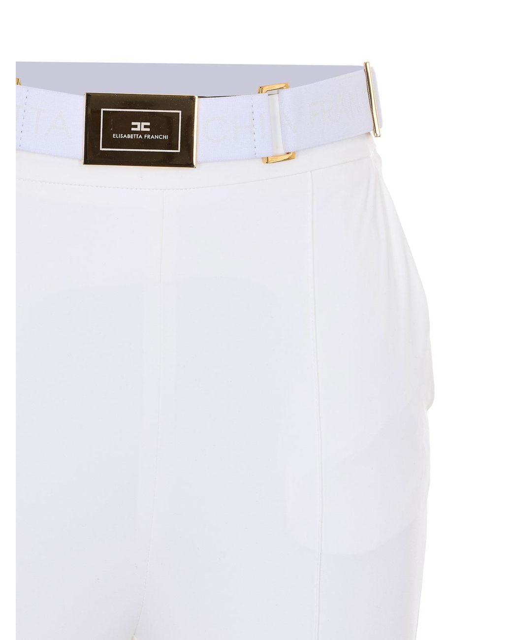 Elisabetta Franchi White Trousers