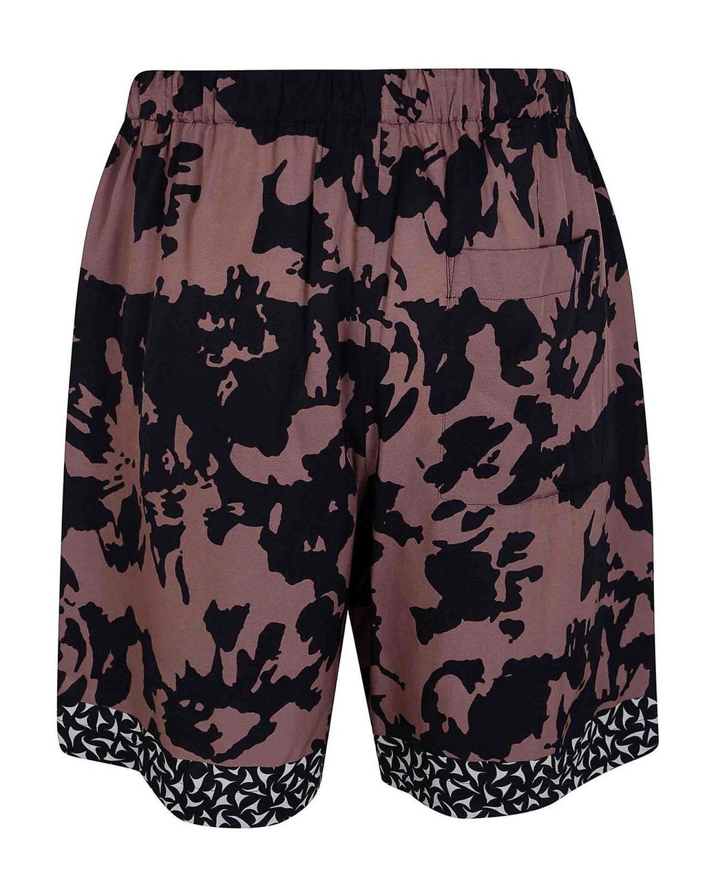 Dries Van Noten Blue Piperi Printed Shorts for men