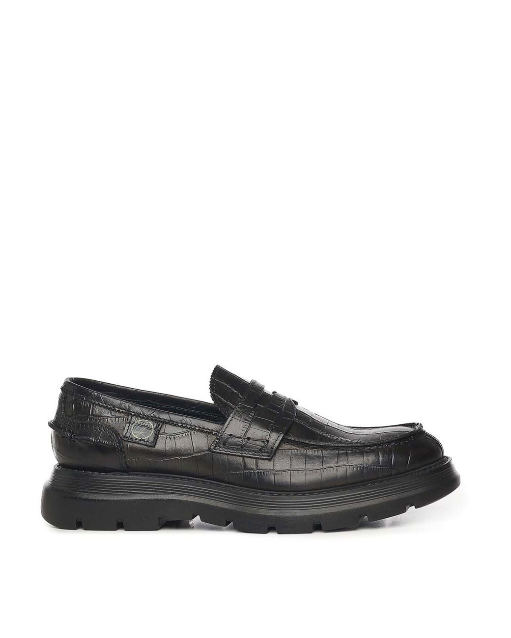 Giuliano Galiano Black Bryan Coconut Loafers for men