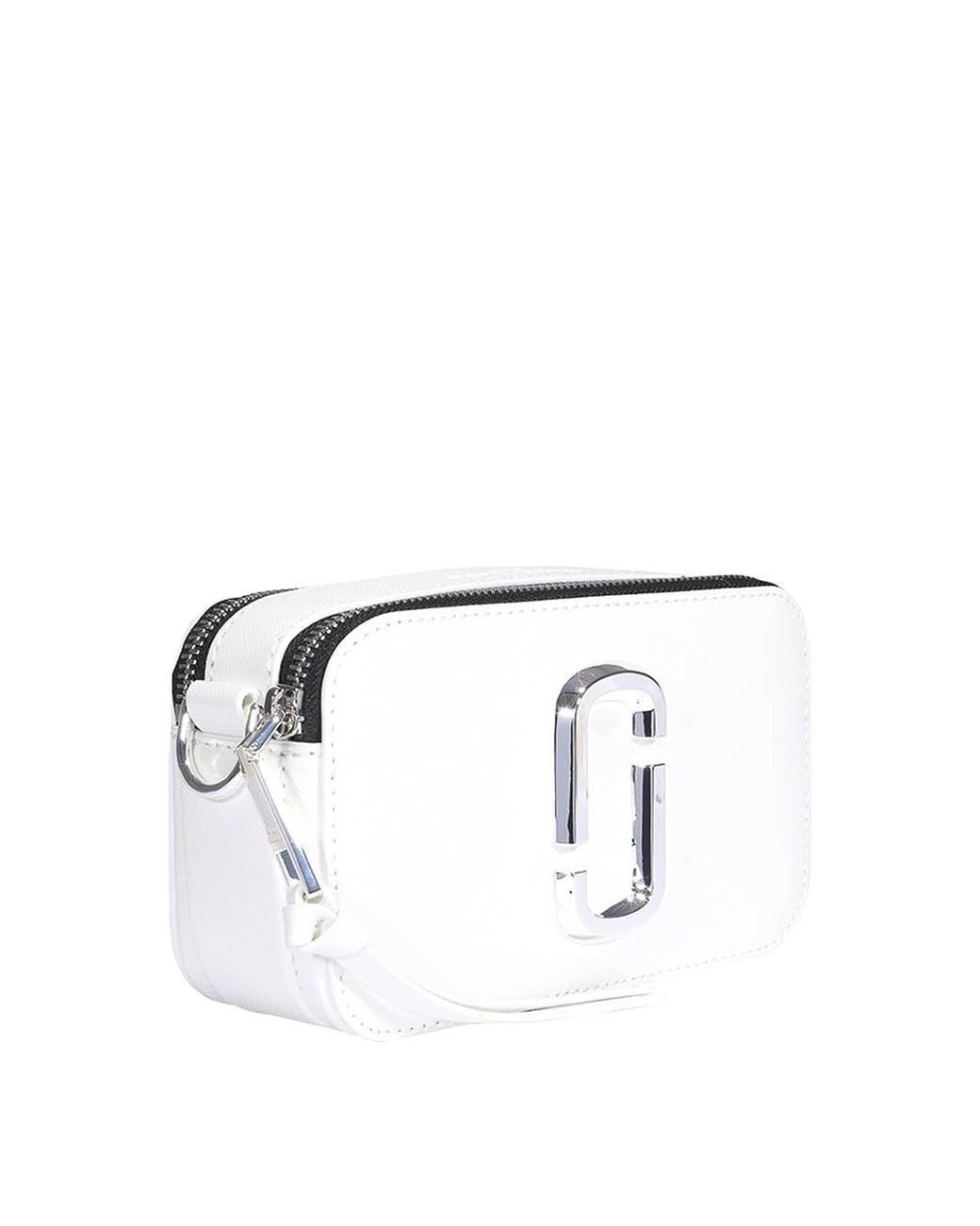 Marc Jacobs White The Snapshot Saffiano Leather Cross Body Bag