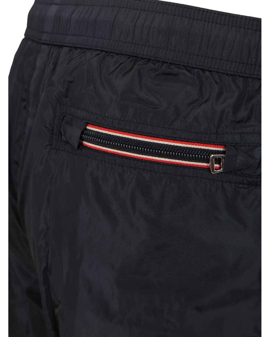 Moncler Blue Nylon Swimsuit for men