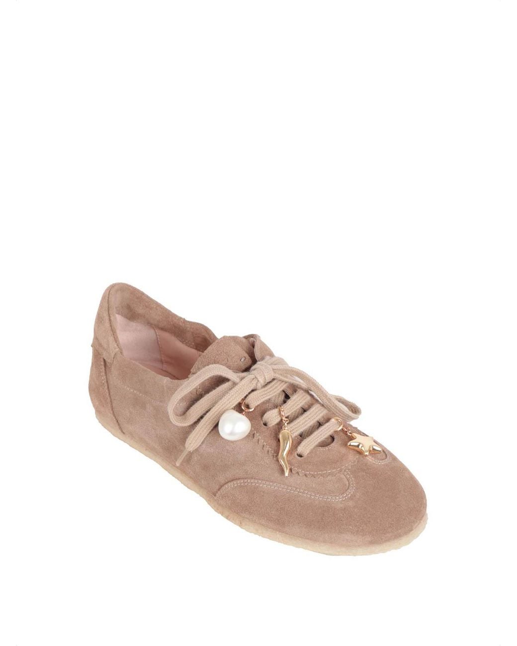 Agl Attilio Giusti Leombruni Pink Charming Suede Sneakers