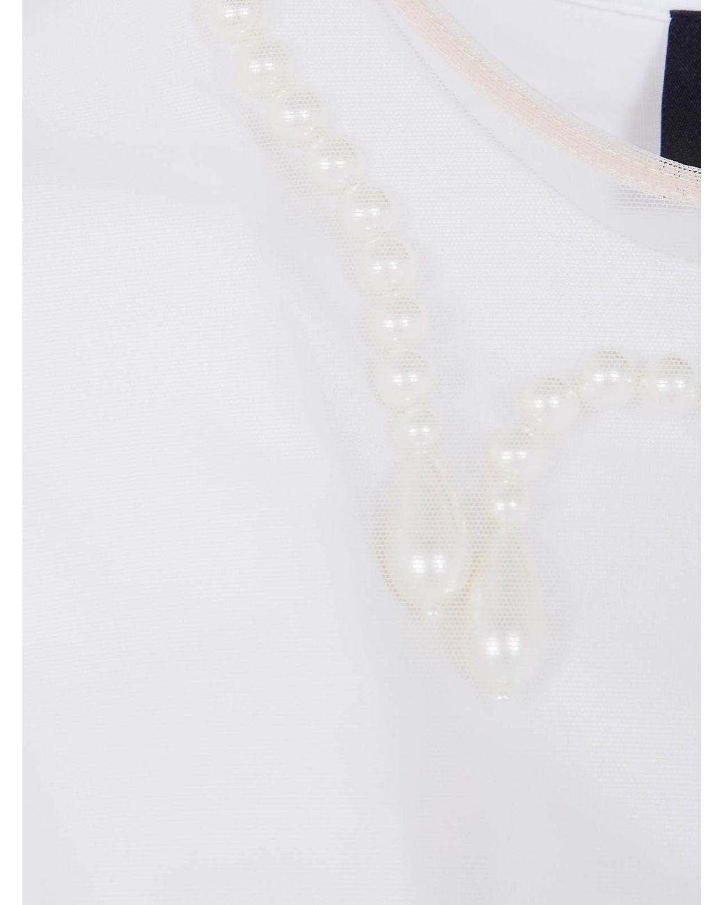 Simone Rocha White Layered Liquid Dress