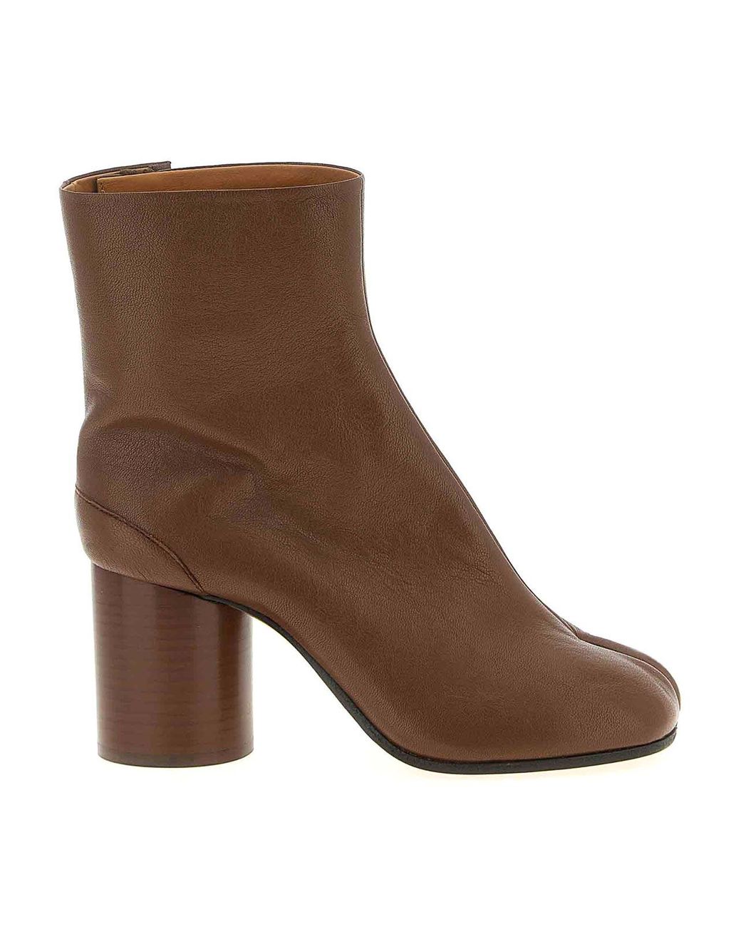 Maison Margiela Brown Tabi Ankle Boots