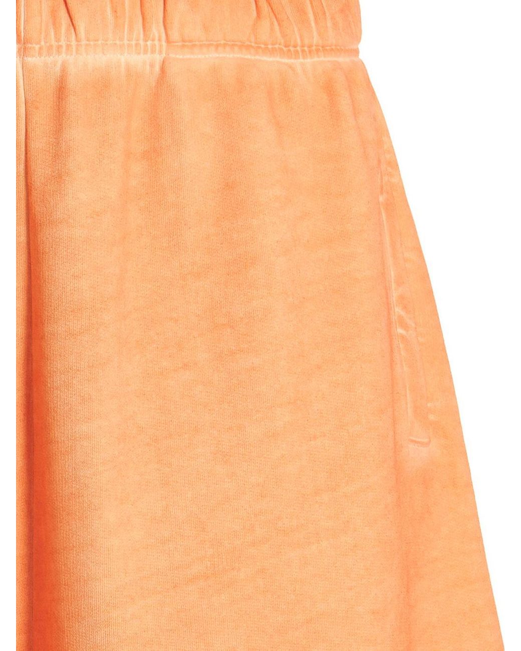 Marcelo Burlon Orange 'Sunset Cross' Bermuda Shorts for men