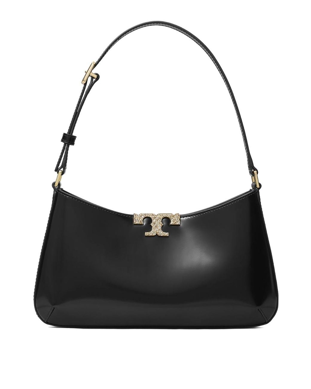 Tory Burch Black Eleanor Slim Leather Shoulder Bag