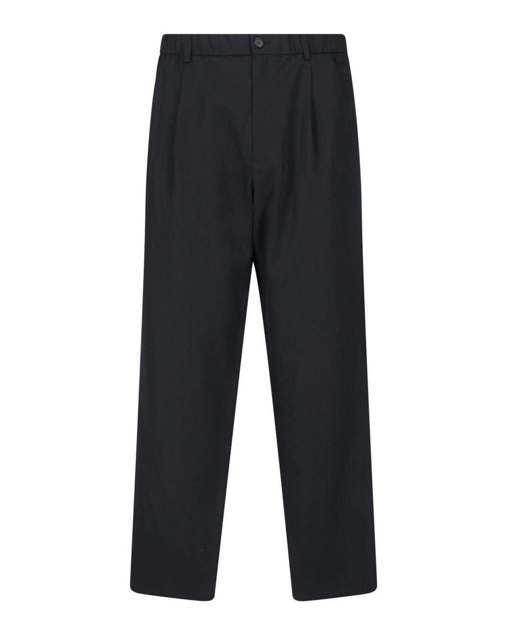 Massimo Osti Studio Blue Tailored Wool Trousers for men