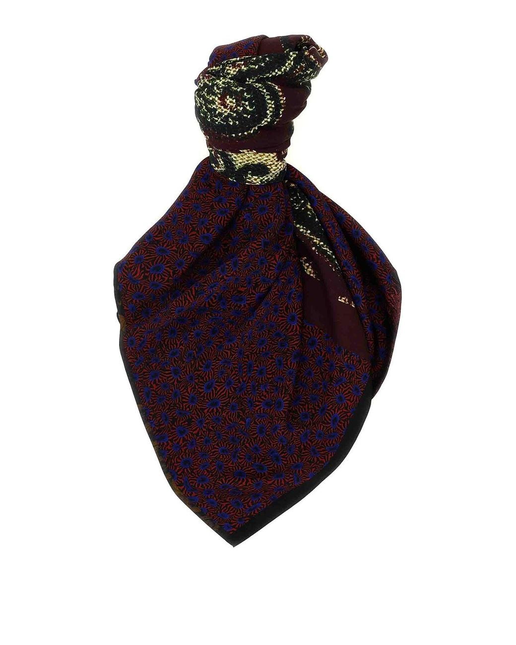 Dries Van Noten Purple Scarf for men