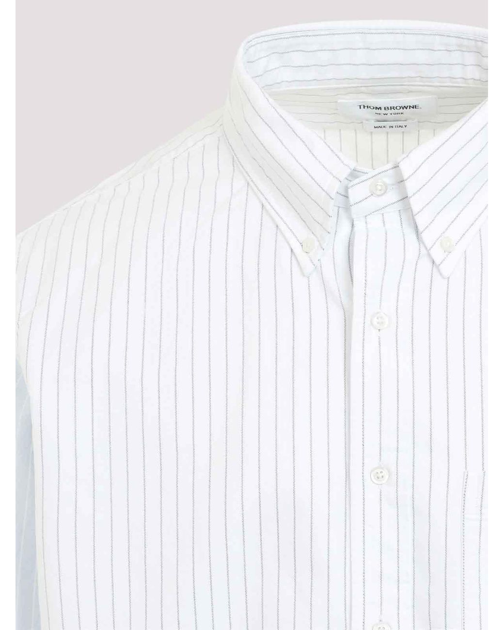 Thom Browne White Button Down Shirt for men