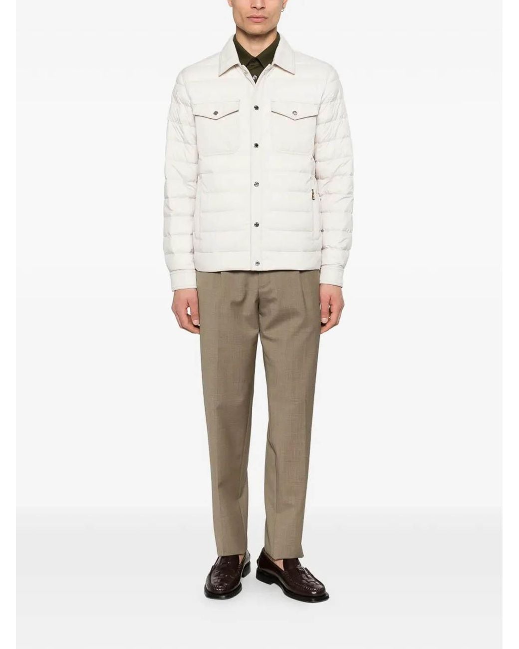 Moorer White 'Montini' Jacket for men