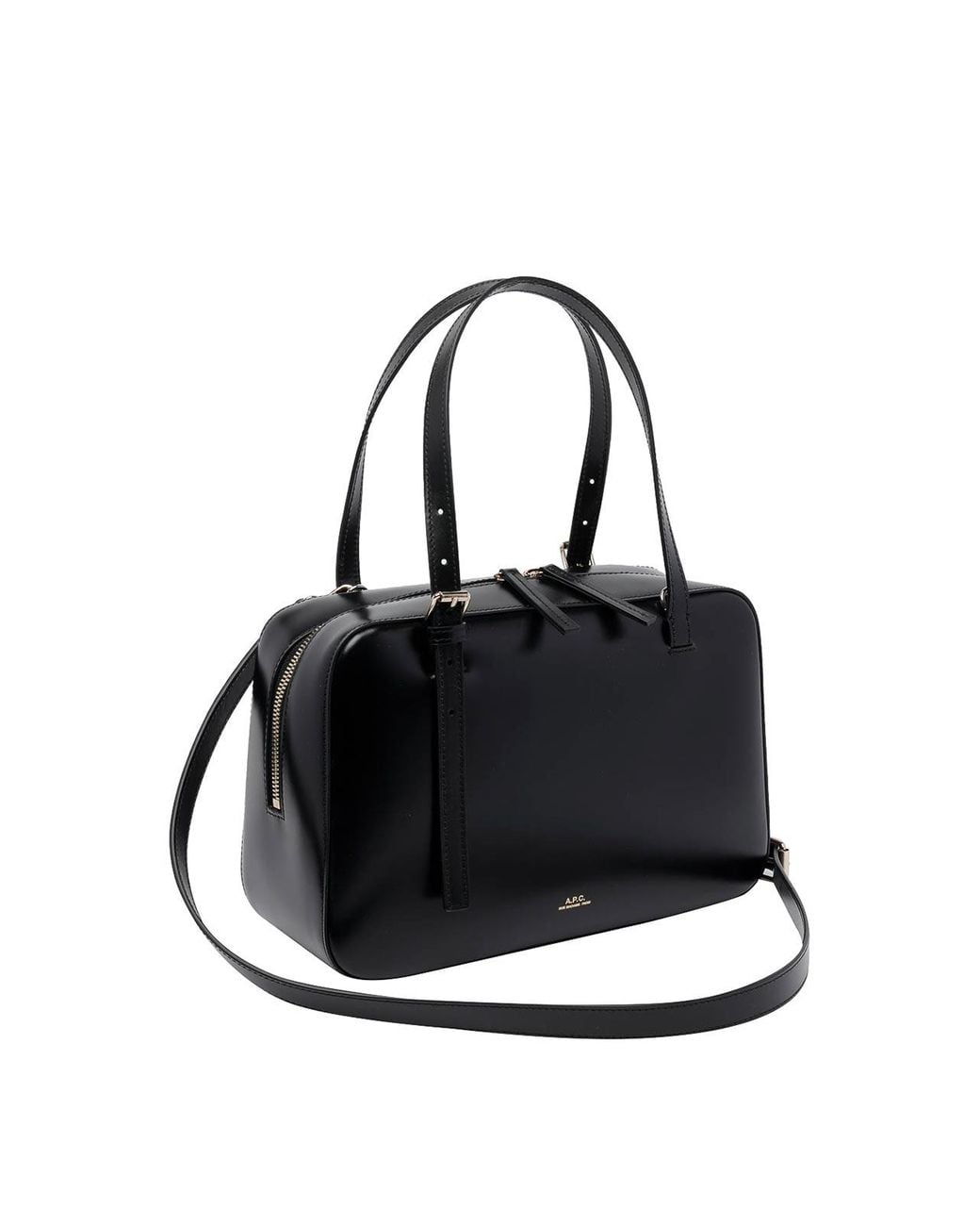 A.P.C. Black Virginie Box Bag
