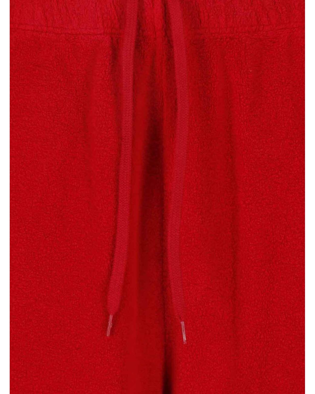 MM6 by Maison Margiela Red Logo Sweatpants for men