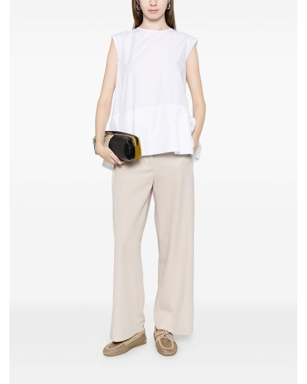 Max Mara White Smmargenta Jogging Trousers